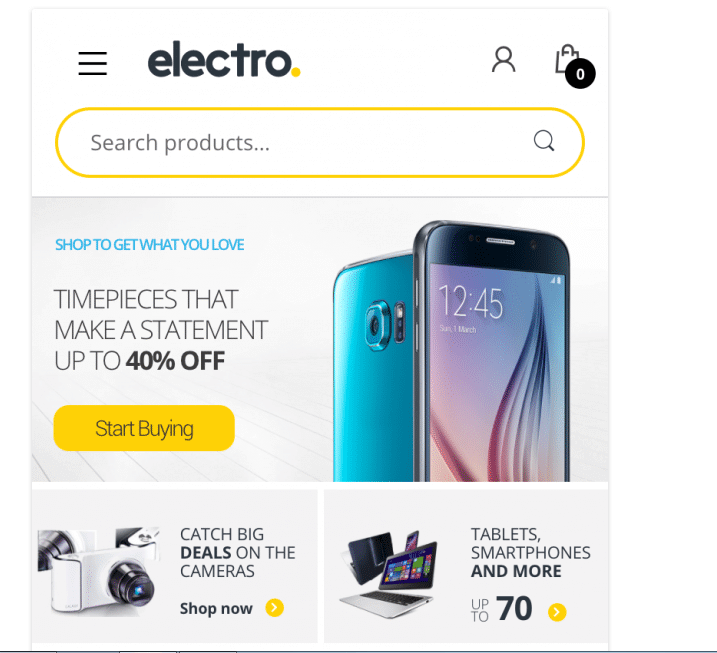 Electro Electronics Store WooCommerce Theme Download