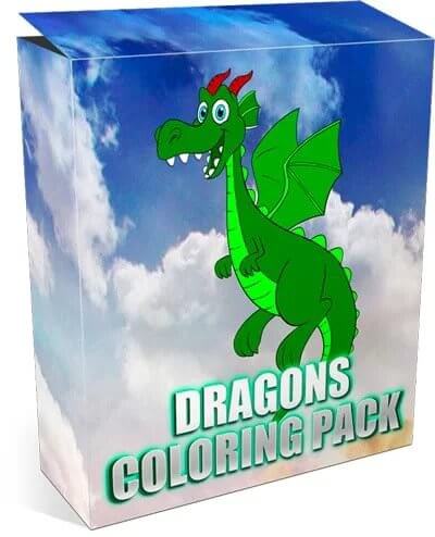 Product 2 - Dragons Coloring Pack